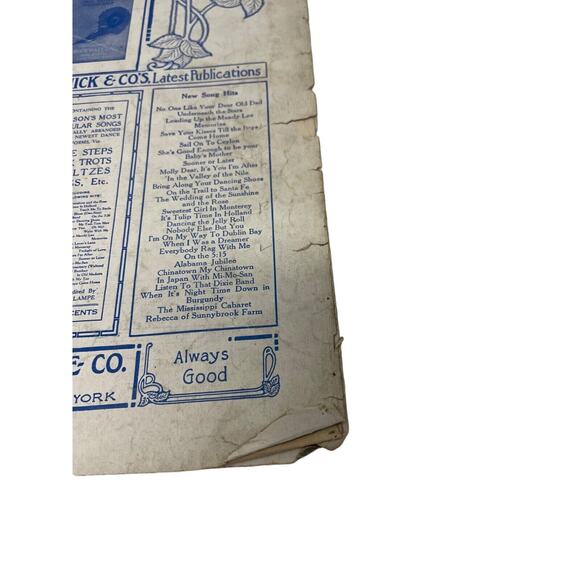 1916 Im Looking For A Girl Like Mother Sheet Music G Kahn E Van Alstyne - Picture 7 of 9